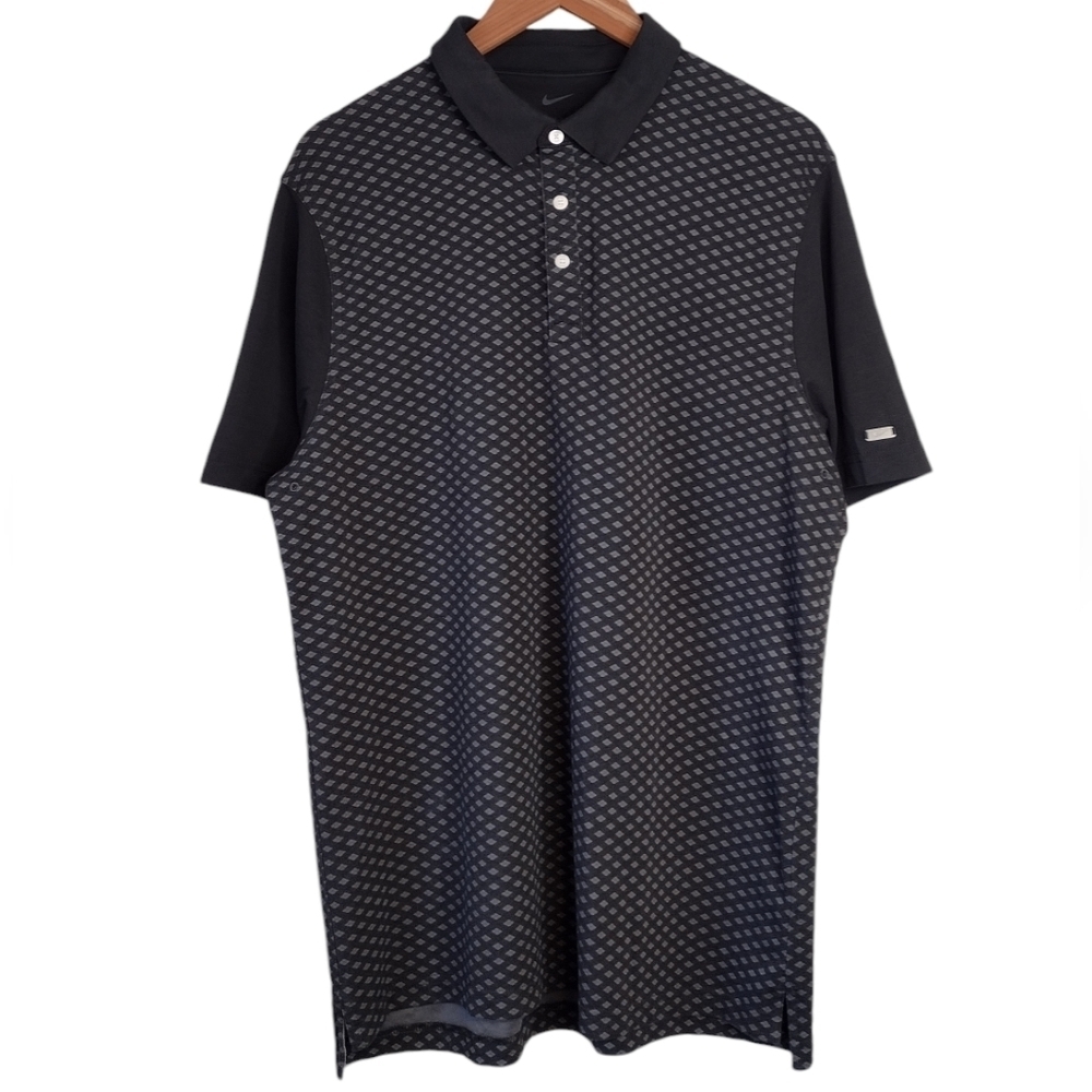 Nike Men's Dri-Fit Pullover Active Training Golf Athletic Polo Shirt Size L
